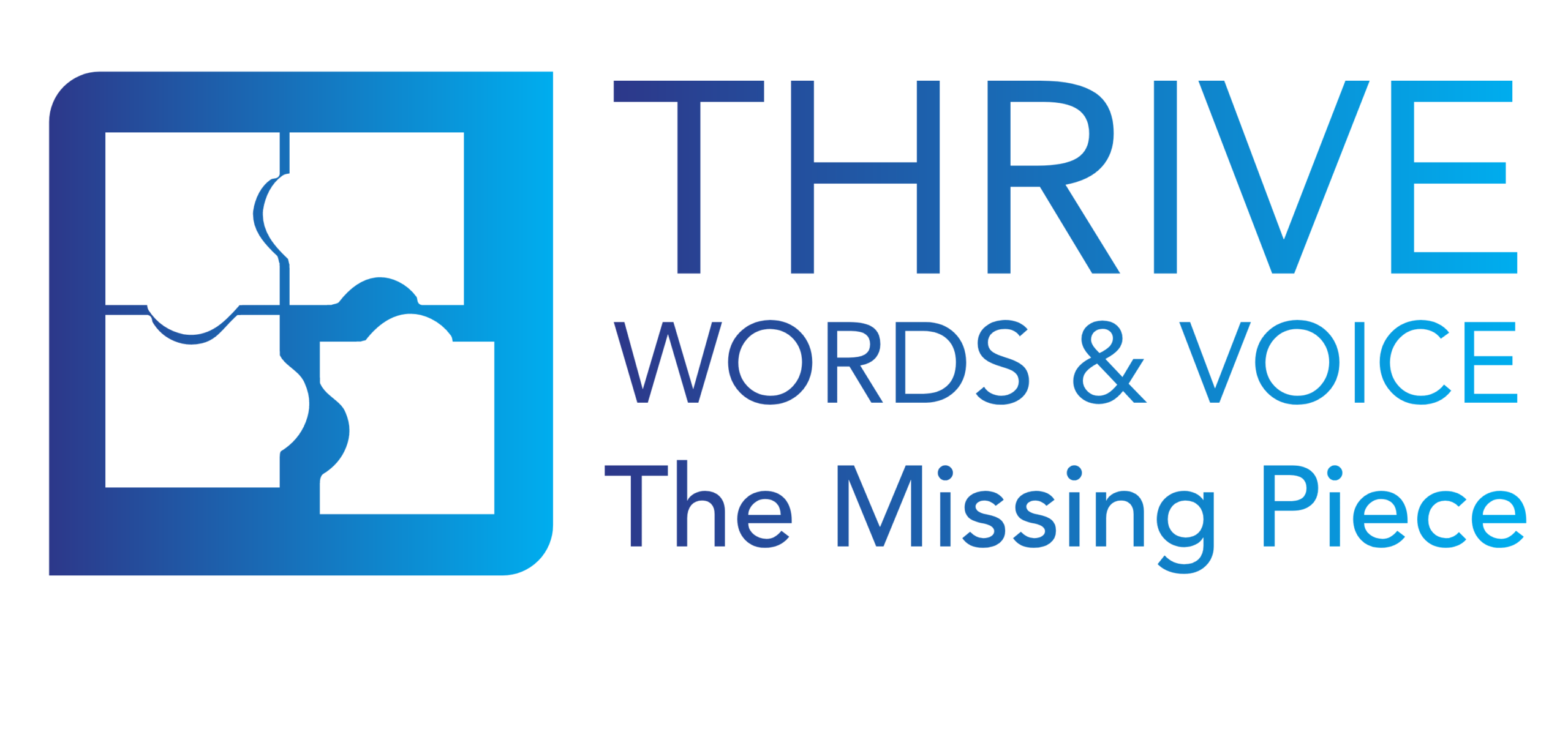 Thrive Words and Voice logo